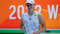 WTA w Miami, finał: Naomi Osaka  – Iga Świątek [SKRÓT MECZU] (fot. Getty)