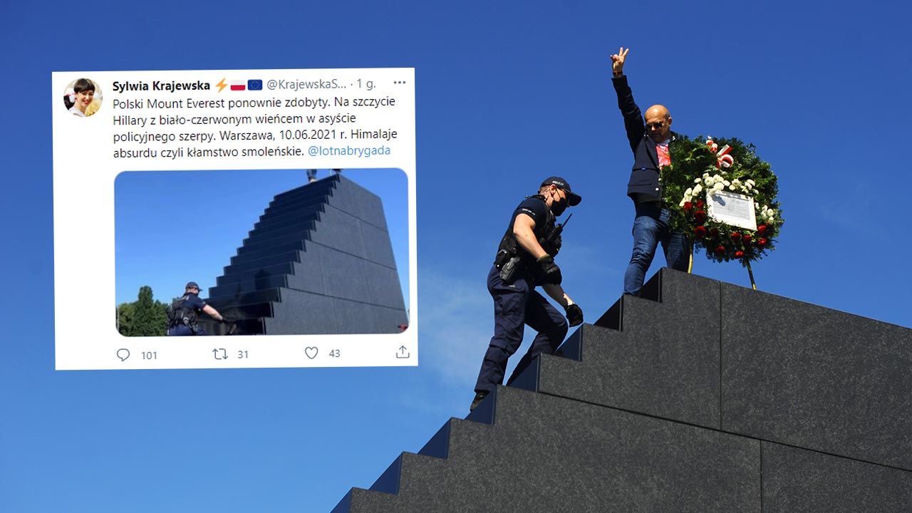 Radna Koalicji Obywatelskiej Sylwia Krajewska zachwycona profanacją (fot. Forum/Adam Chelstowski) Radna Koalicji Obywatelskiej Sylwia Krajewska zachwycona profanacją (fot. Forum/Adam Chelstowski)