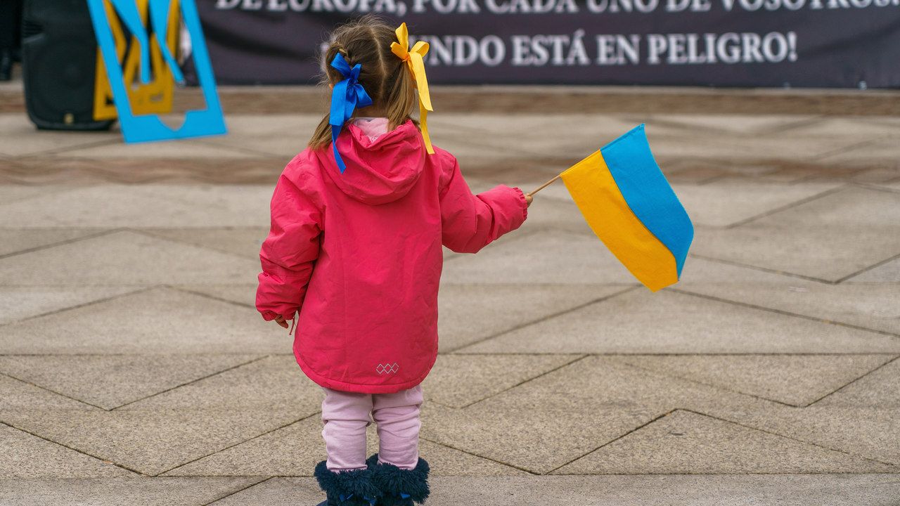 Wśród zabitych Ukraińców jest już co najmniej 14 dzieci (Atilano Garcia/SOPA Images/LightRocket via Getty Images) Wśród zabitych Ukraińców jest już co najmniej 14 dzieci (Atilano Garcia/SOPA Images/LightRocket via Getty Images)