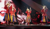 Polskę w tym roku reprezentował zespół folkowy Tulia. Dziewczyny, mimo świetnego występu, nie dostały się do finału w Tel Awiwie. Zabrakło im 2 punktów do awansu... (fot. Andres Putting/EBU)