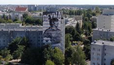 Mural Kazimierza Deyny na Ursynowie (fot. TVP)