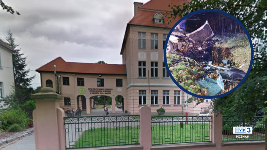 Bojanowo wypadek nie żyje 19-letni Adam (fot. Google Maps/ PSP w Rawiczu)