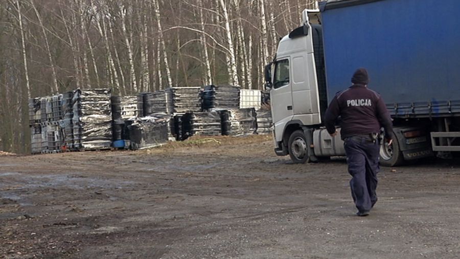 Policjanci z wodzisławskiej komendy prowadzą śledztwo pod nadzorem prokuratury. Fot. TVP3 Katowice