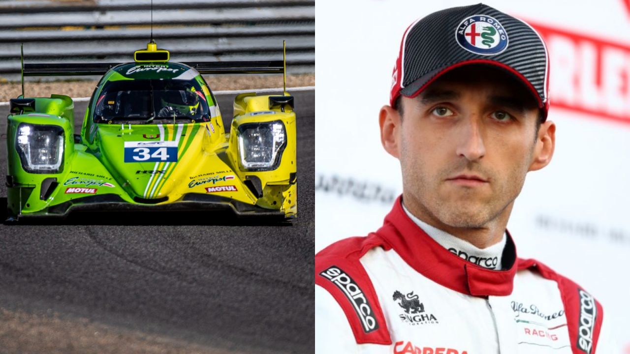 Zespół Inter Europol Competition (z lewej) i Robert Kubica (z prawej) pojadą w 2. rundzie sezonu FIA WEC (fot. materiały prasowe/Getty)