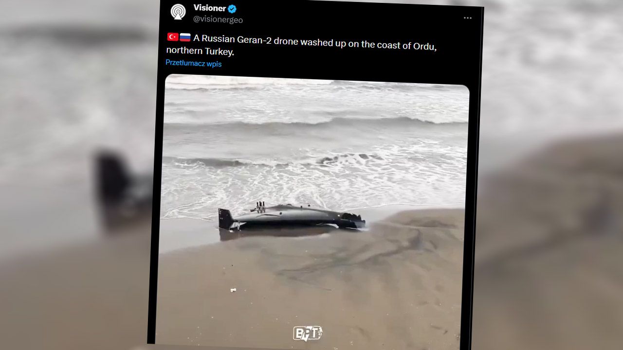 Niezwykłe znalezisko na tureckiej riwierze. Rosyjski dron pomylił kierunki