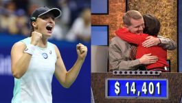 W programie "Jeopardy!" jedna z zagadek dotyczyła Igi Świątek (fot. Getty)