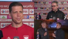 Wojciech Szczęsny, Jerzy Brzęczek (fot. TVP)