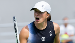 Iga Świątek w akcji (fot. Getty)