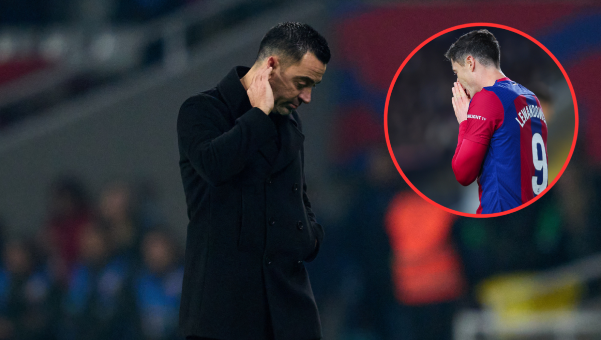 Xavi Hernandez i Robert Lewandowski (fot. Getty Images) Xavi Hernandez i Robert Lewandowski (fot. Getty Images)