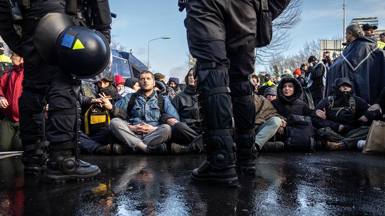 Zatrzymanych zostało 700 aktywistów (fot.  Oscar Brak/NurPhoto via Getty Images)