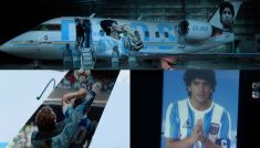 Samolot-muzeum poświęcony Diego Maradonie (fot. SNTV)