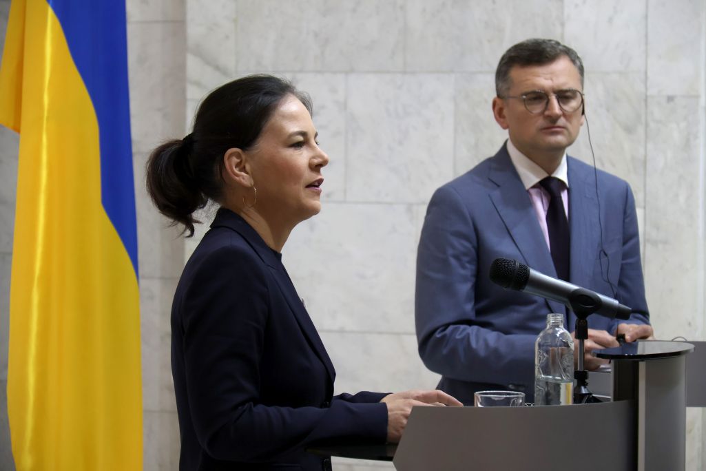 kuleba zelenski baerbock dyplomacja rakiety msz (Фота: Pavlo BahmutUkrinform / ddp images / Forum)