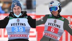 Piotr Żyła i Kamil Stoch (fot. PAP)
