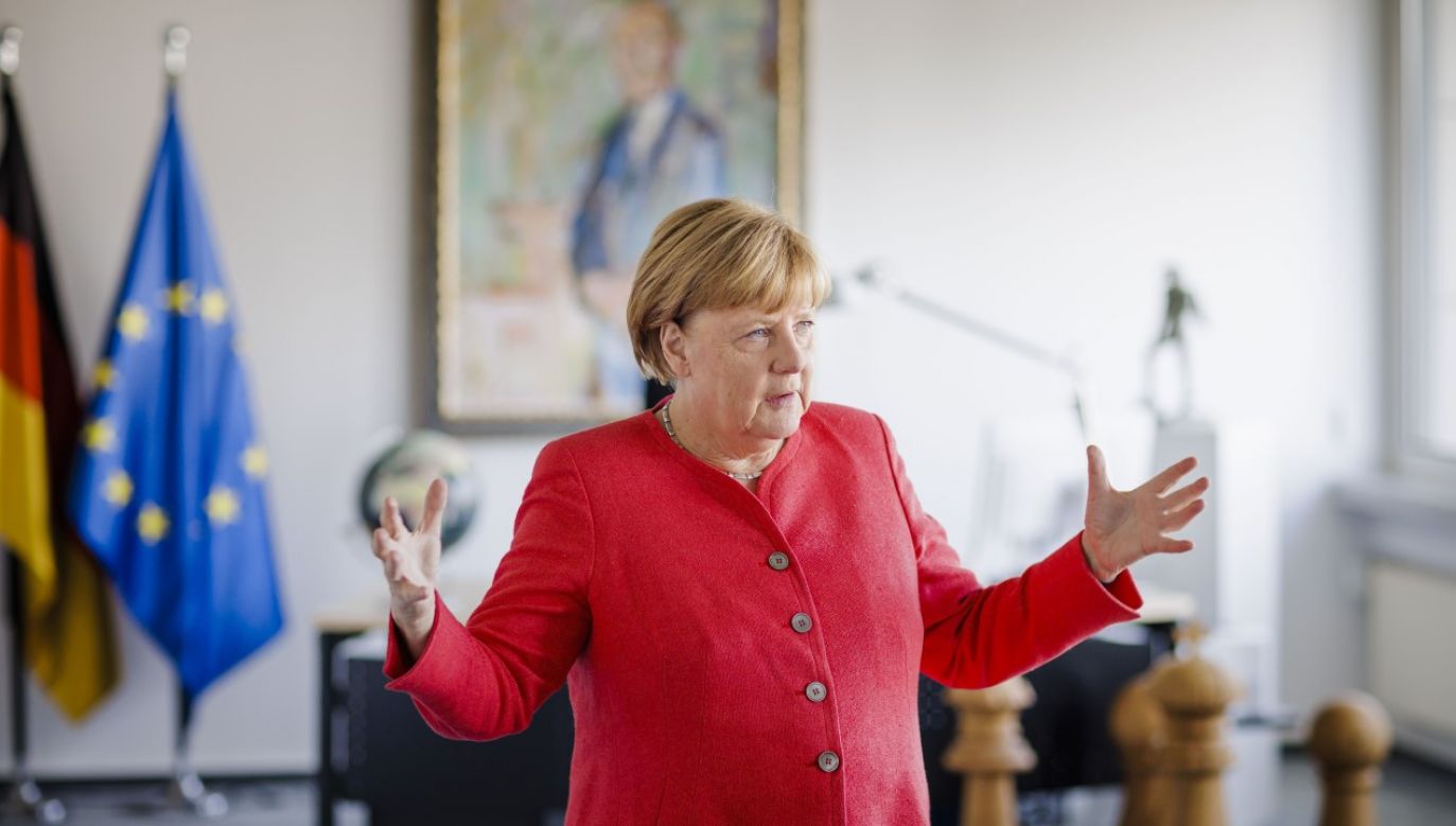 Była kanclerz Niemiec Angela Merkel (fot. Thomas Trutschel/Photothek via Getty Images)