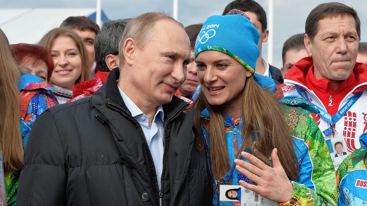 Исинбаева и Путин