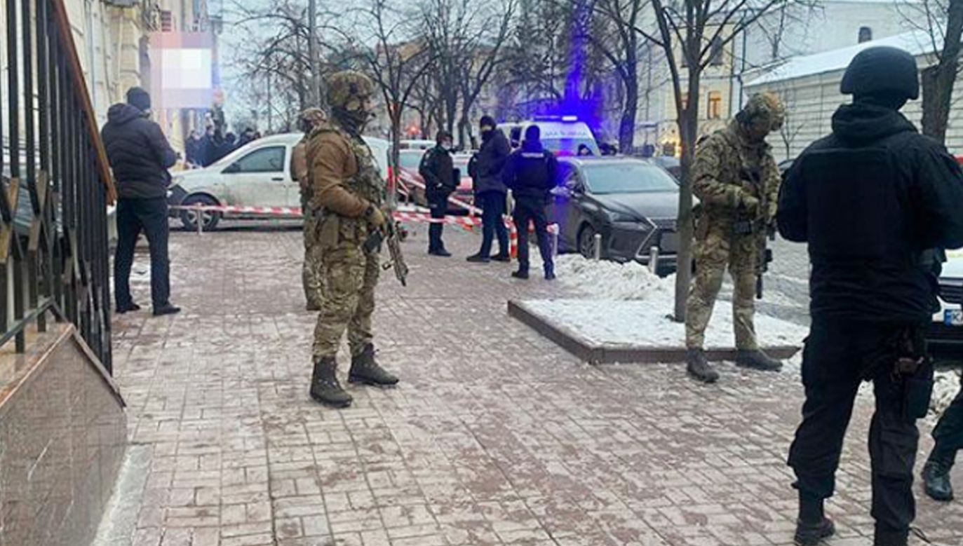Polcja prowadzi postępowanie w sprawie aktu chuligańskiego (fot. kyiv.npu.gov.ua)