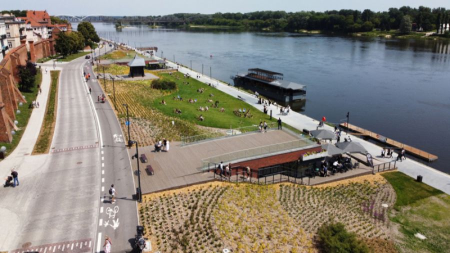 Od środy 18 czerwca 2025 roku od godz. 19.00 do poniedziałku 23 czerwca do godz. 8.00 Bulwar Filadelfijski będzie wyłączony z ruchu (fot. UMT/Sławomir Kowalski)