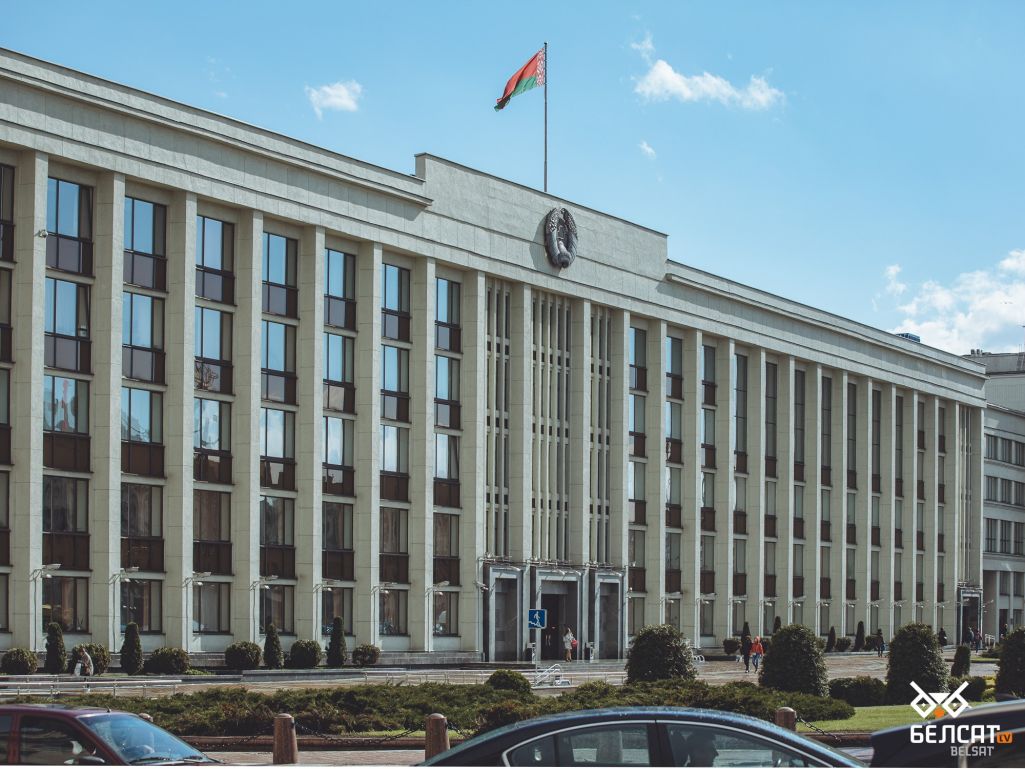 Будынак Менскага гарвыканкаму. Менск, Беларусь. 21 траўня 2021 года. (Фота: АВ / Белсат)