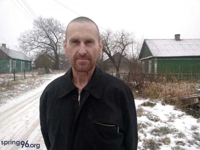 Палітвязень Аляксандр Плескацэвіч. (Фота: Вясна)