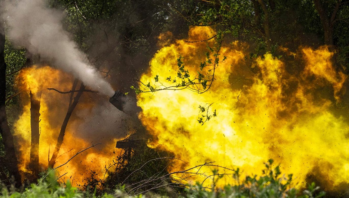 Według ukraińskiej armii jej siły ostrzelały najemników tzw. grupy Wagnera wycofujących się z Bachmutu  (fot. Muhammed Enes Yildirim/Anadolu Agency via Getty Images)