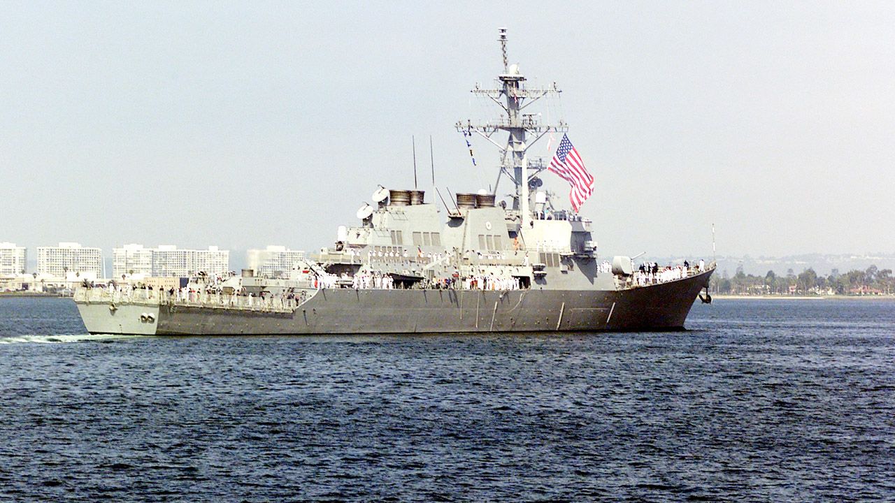 Marynarka wojenna USA w czwartek zakwestionowała oświadczenie chińskiego wojska (fot. U.S. Navy/Getty Images)