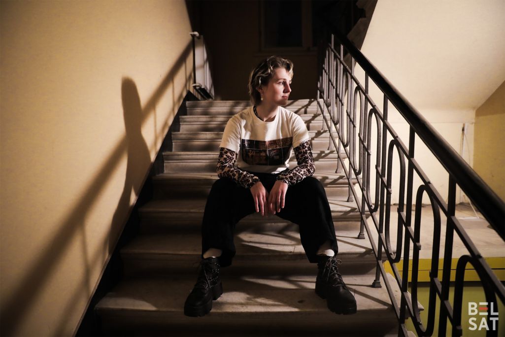 Дар’я, праваабаронца праекту «Politzek.me». Варшава, Польшча. 17 студзеня 2024 года. (Фота: Аліса Ганчар / Белсат)