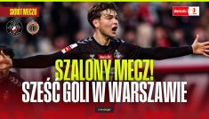 Skrót spotkania 25. kolejki Betclic 1 Ligi: Polonia Warszawa – Chrobry Głogów (fot. TVP SPORT)