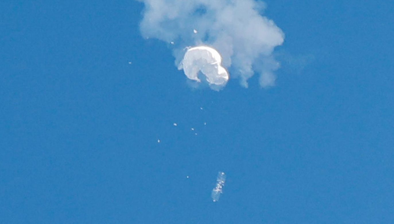 Siły USA zestrzeliły jeden z chińskich balonów (fot. RANDALL HILL / Reuters / Forum)