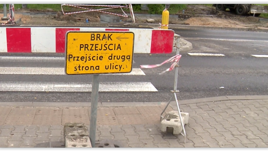 Na Bielanach ruszyła budowa sygnalizacji świetlnej / fot. TVP3 Warszawa
