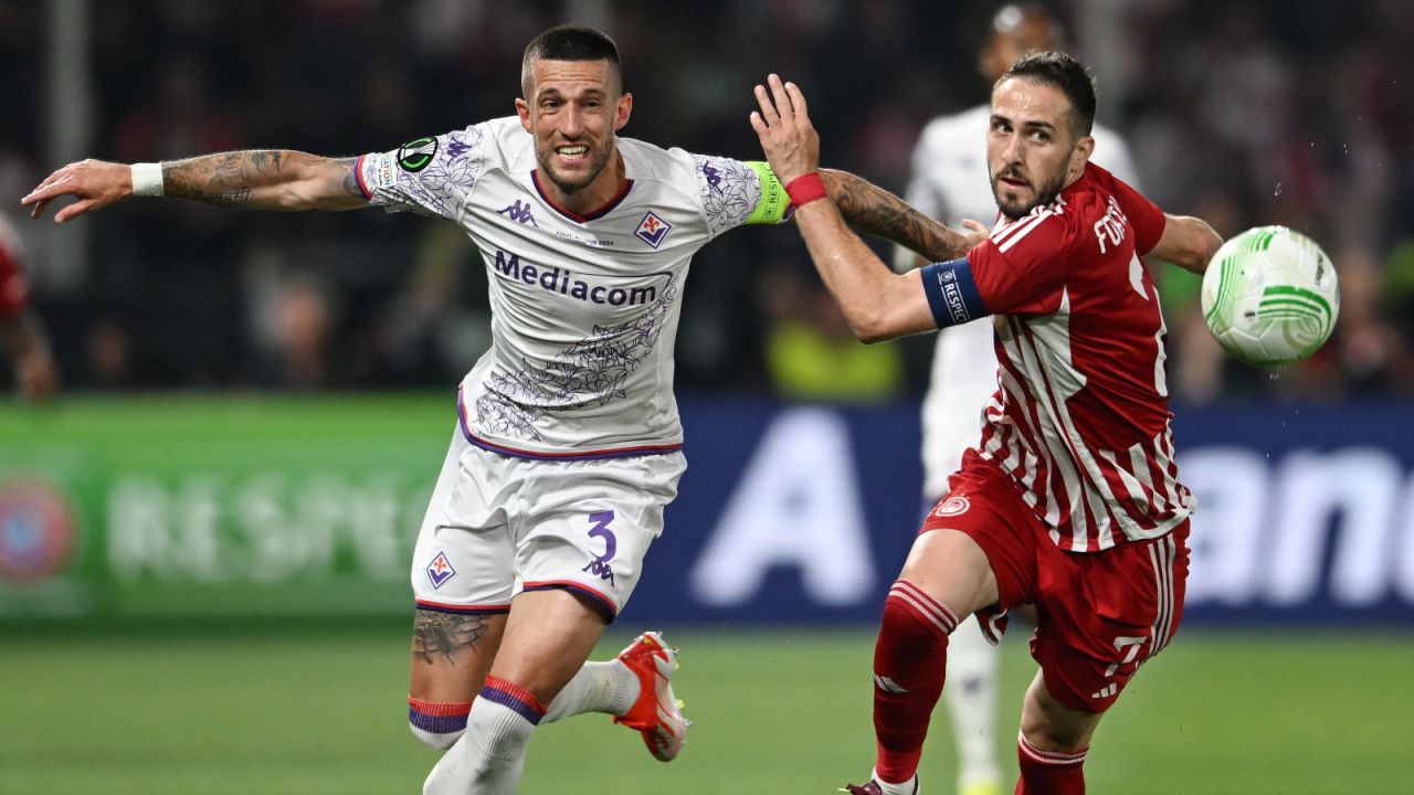 Cristiano Biraghi i Konstantinos Fortounis (fot. Getty Images)