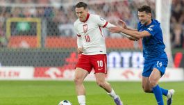 Piotr Zieliński podczas meczu Polska – Finlandia (fot. Getty)