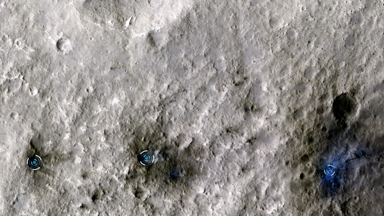 Zdjęcie wykonane przez sondę Mars Reconnaissance Orbiter (fot. NASA/JPL-Caltech/University of Arizona) 