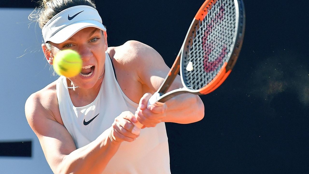 Tenis, WTA Rzym, finał: S. Halep - J. Switolina (sport.tvp.pl)
