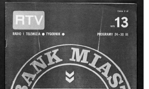 Eugeniusz Pach na okładce okładka tygodnika RTV z 1975 roku.  Fot. TVP/ M. Stankiewicz