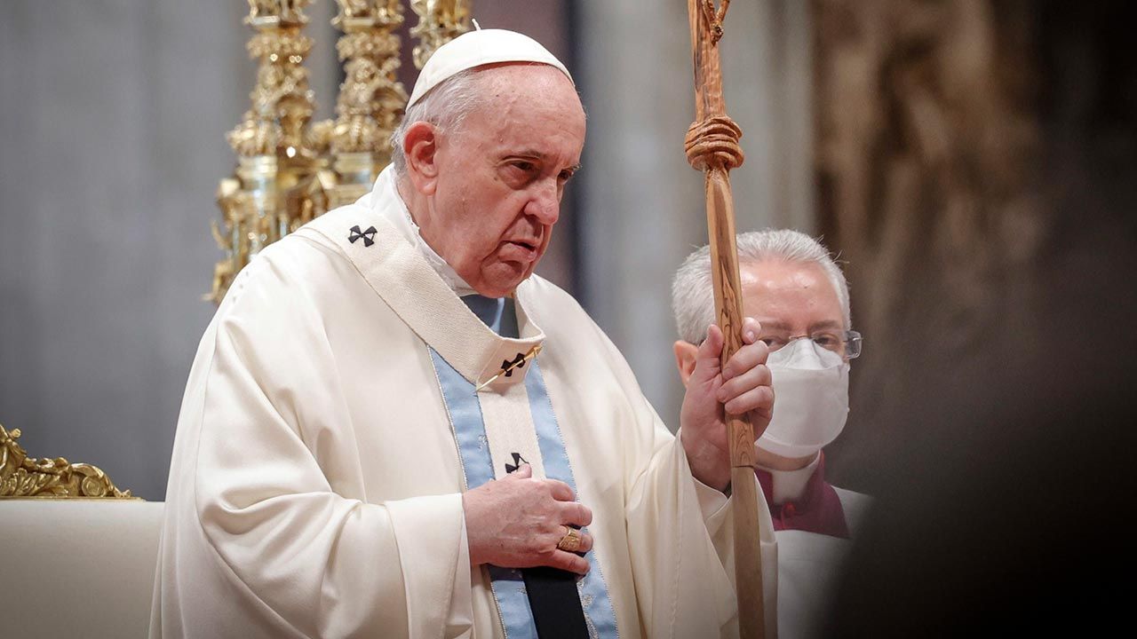 Wizyta papieża Franciszka na Ukrainie w 2022 roku jest na etapie dyskusji (fot. PAP/EPA/GIUSEPPE LAMI)