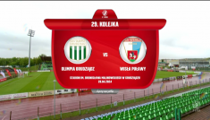 2. liga, 29. kolejka: Olimpia Grudziądz – Wisła Grupa Azoty Puławy (fot. TVP SPORT)