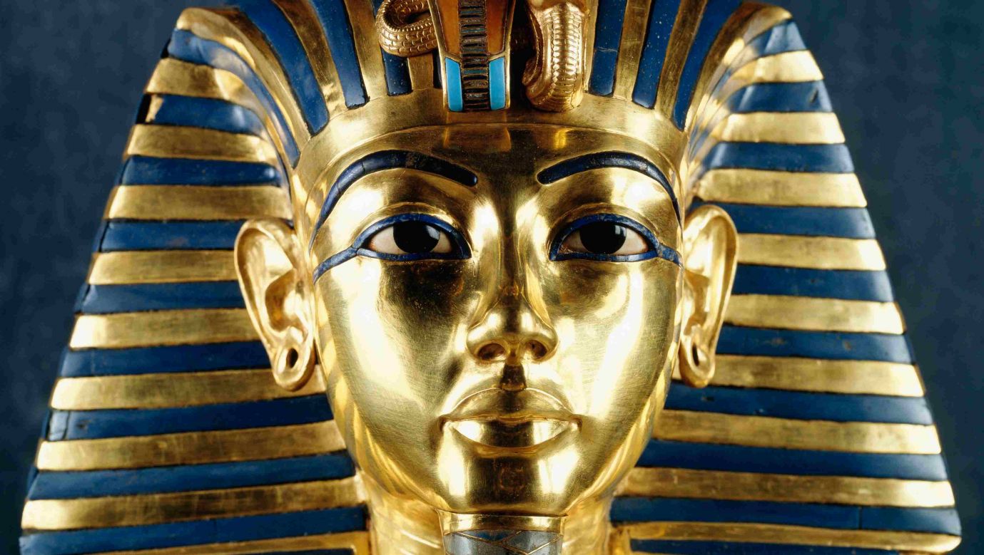 Pośmiertna złota maska Tutanchamona. Fot. DeAgostini/Getty Images