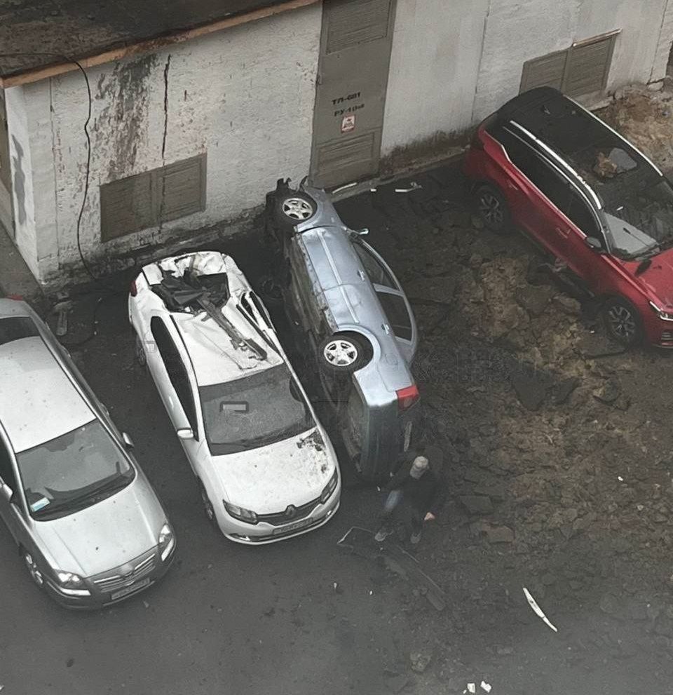 Наступствы абстрэлу Белгараду 16 сакавіка 2024 года. (Фота: belgorod_tg / Telegram)