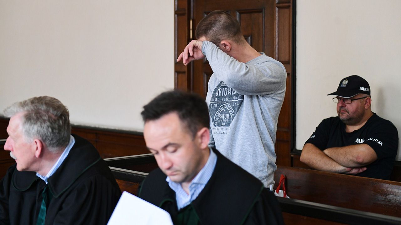 Dominik W. na sali rozpraw Sądu Rejonowego Gdańsk-Południe (fot. arch. PAP/Adam Warżawa)