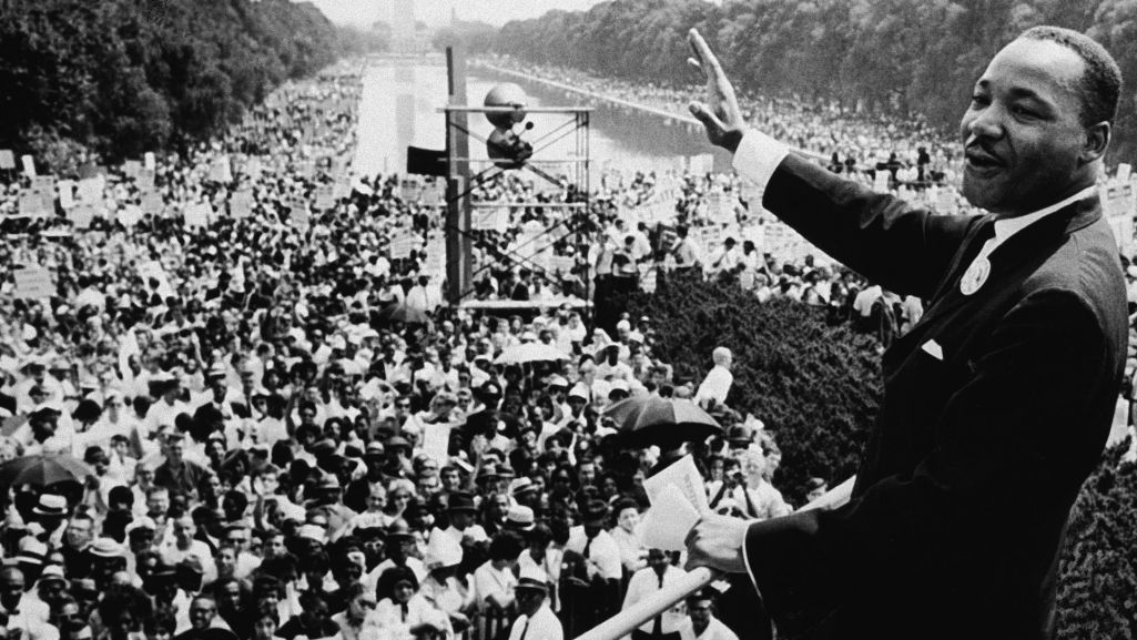 Martin Luther King wygłosił swoje słynne przemówienie „I Have a Dream” podczas marszu na Waszyngton w 1963 roku. Fot. cnp/Getty Images