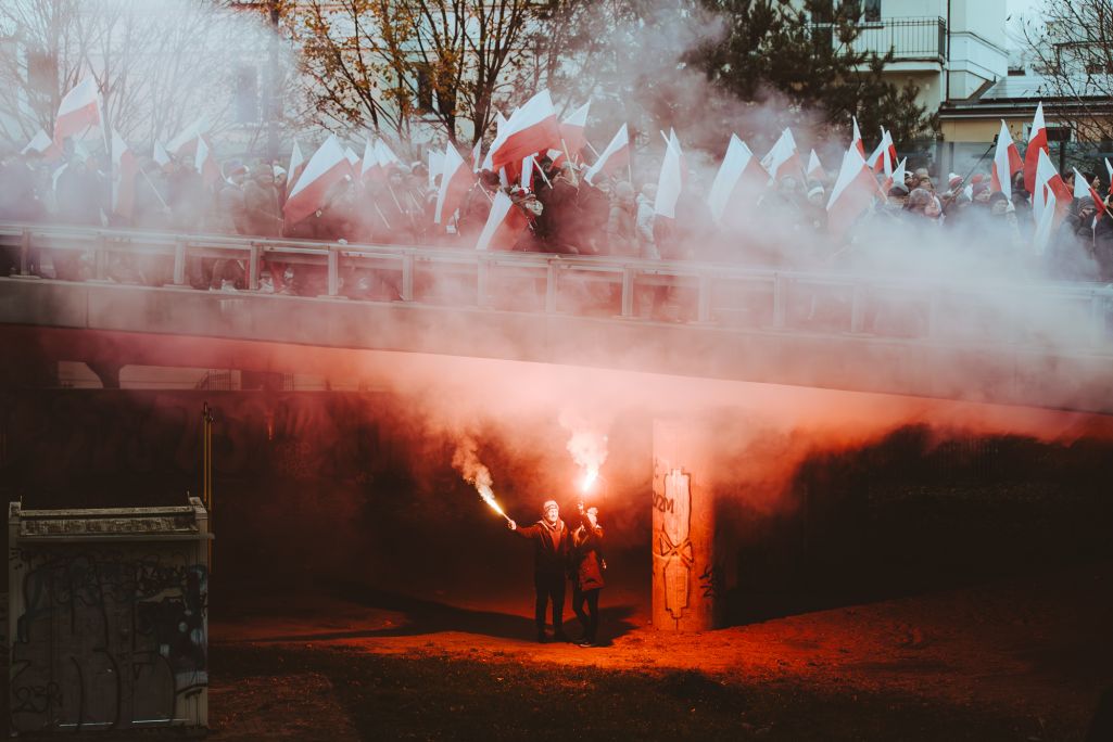 Марш у Варшаве. Фота: Белсат