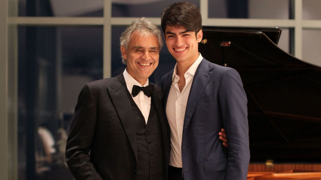 Andrea Bocelli ma wspaniałą relację ze swoim synem, Matteo (fot. Rachel Murray/ Getty Images)