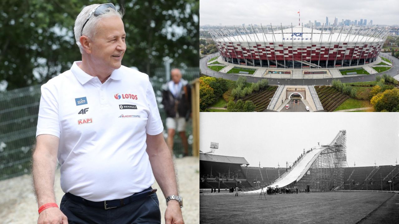 Apoloniusz Tajner, Stadion Narodowy, skocznia na Wembley