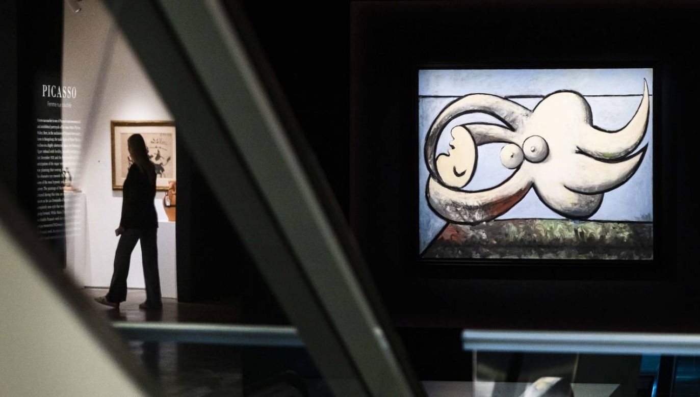 Obraz Picassa „Femme nue couchée” został sprzedany za 67,5 mln dolarów (fot. PAP/EPA/JUSTIN LANE)