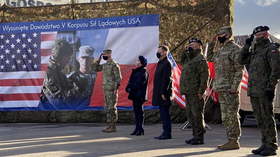 Amerykańskie dowództwo w Poznaniu. Minister Błaszczak: „Razem jesteśmy silniejsi” (fot. MON/TT)