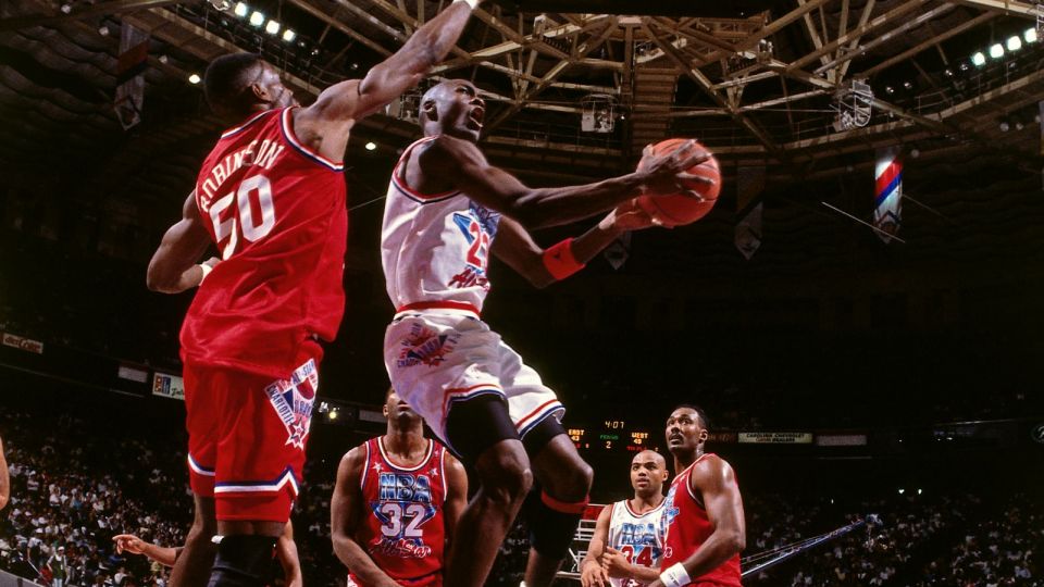 Retro TVP Sport: NBA, mecz Wschód - Zachód (1991)