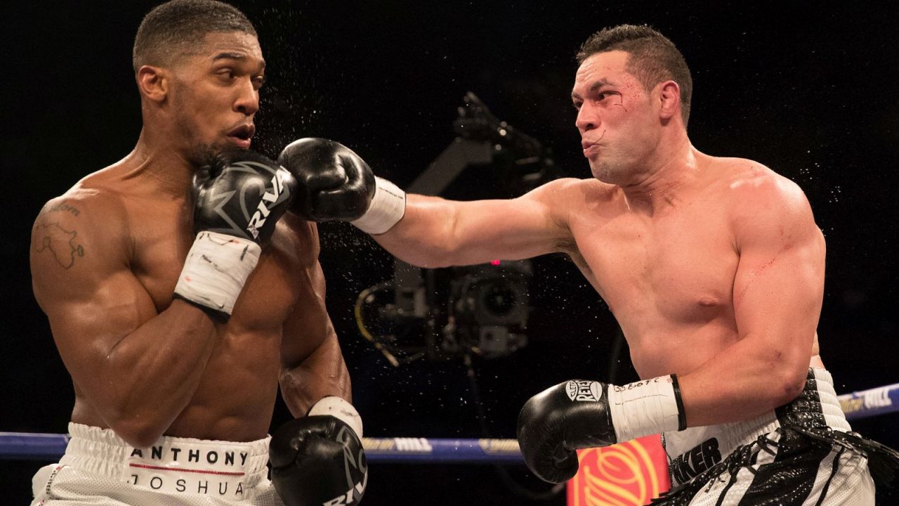 Anthony Joshua [L] vs Joseph Parker [P] (fot. Getty)