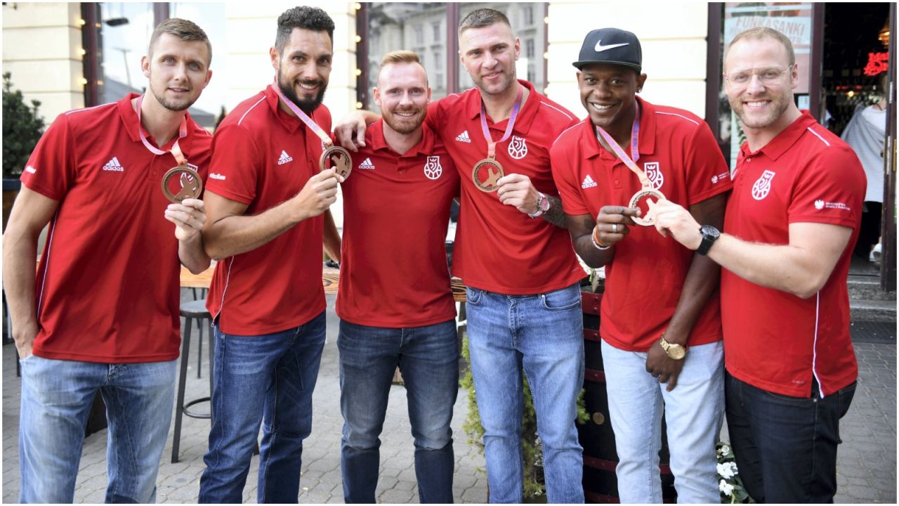 Reprezentacja Polski w koszykówce 3x3 dwa lata temu wywalczyła brąz MŚ. Teraz marzy o medalu igrzysk olimpijskich (fot. PAP).