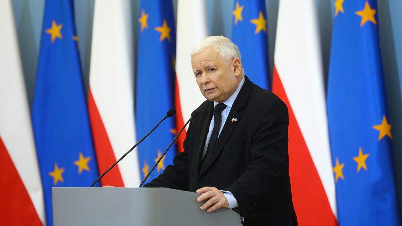 Jarosław Kaczyński (fot. PAP/Rafał Guz)