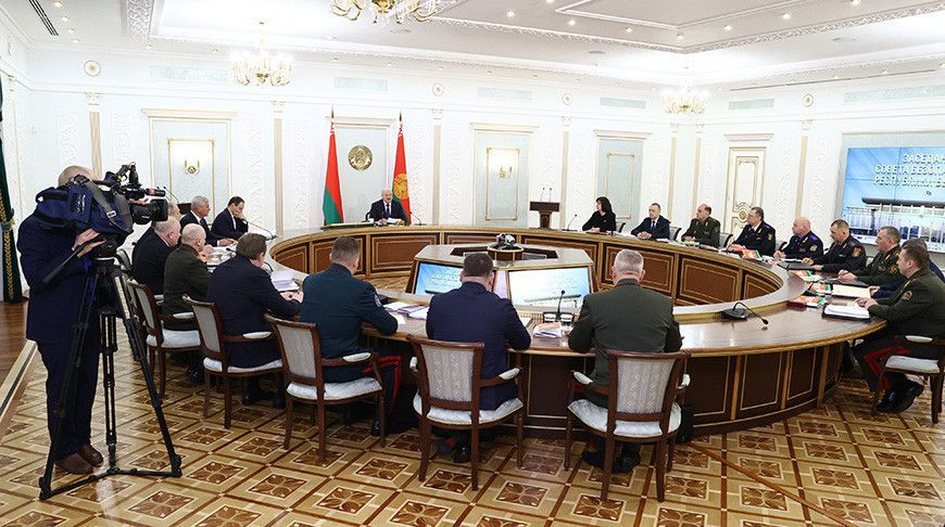 16 студзеня 2024 года праходзіць паседжанне Савету бяспекі, на якім абмяркоўваюцца Канцэп (Фота: БелТА)